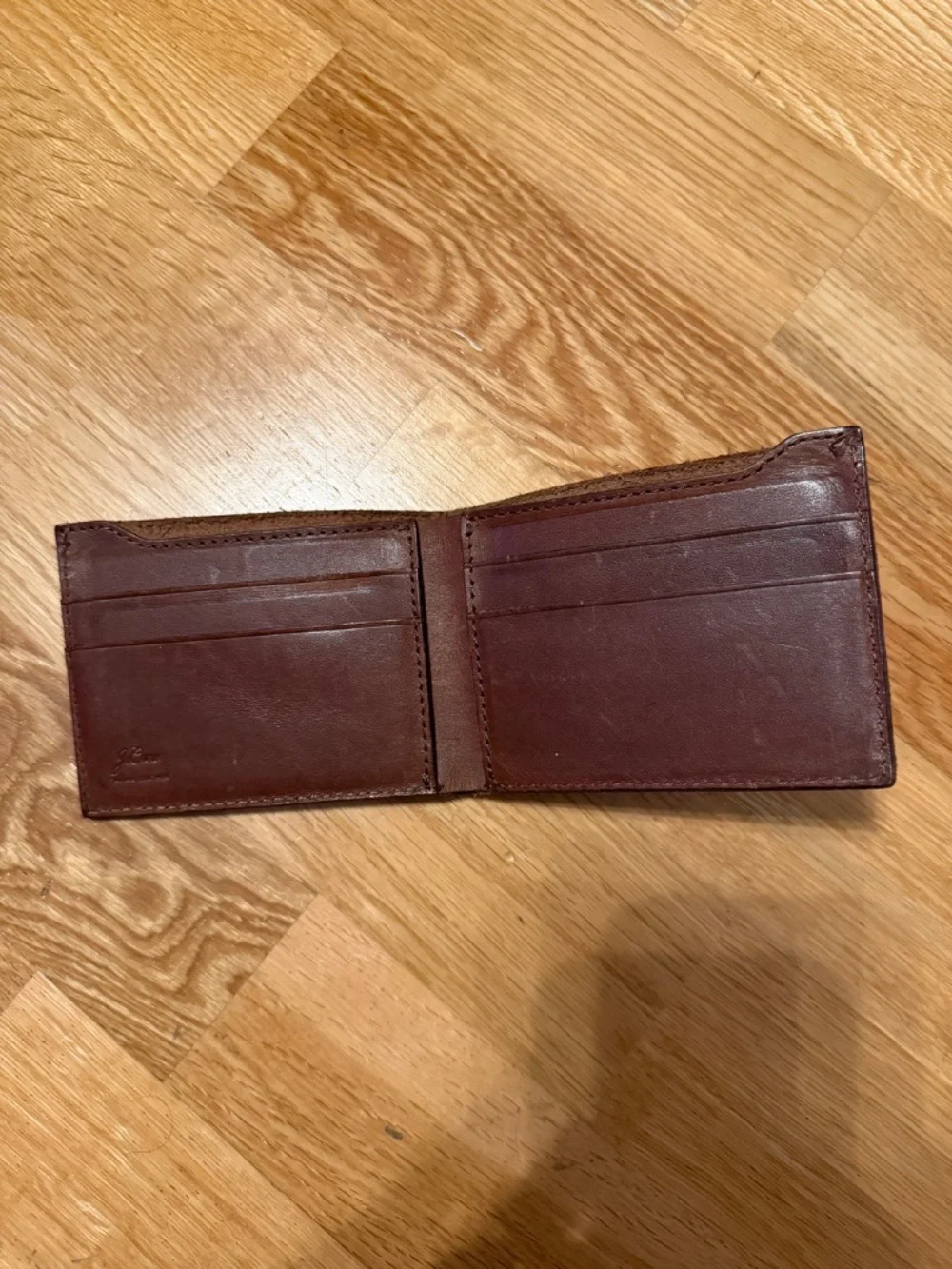 J.Crew brown leather wallet